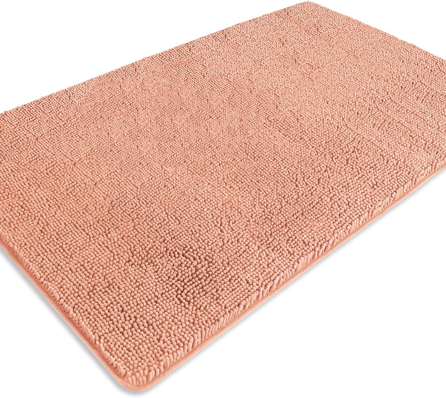 Bathroom Rugs 36 x 60 Inch – Extra Large Bath Mat | Absorbent and Washable Thick Chenille Bath Rugs Non-Slip Runner Rug for Bathroom, Shower, Tub(Gray)