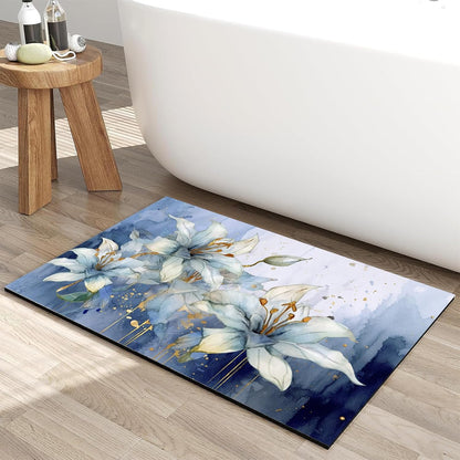 Bath Mat, 3 x 5ft, Ultra Soft and Non-Slip Bathroom Rugs, Water Absorbent and Machine Washable Bath Rug for Bathroom, Shower, and Tub