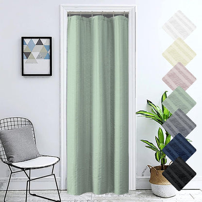 Moga Navy Blue Fabric Shower Curtains for Bathroom - Blue Hotel Spa Polyester Cloth Bath Curtain with 12 Holes, 72x72, Machine Washable, Navy Blue