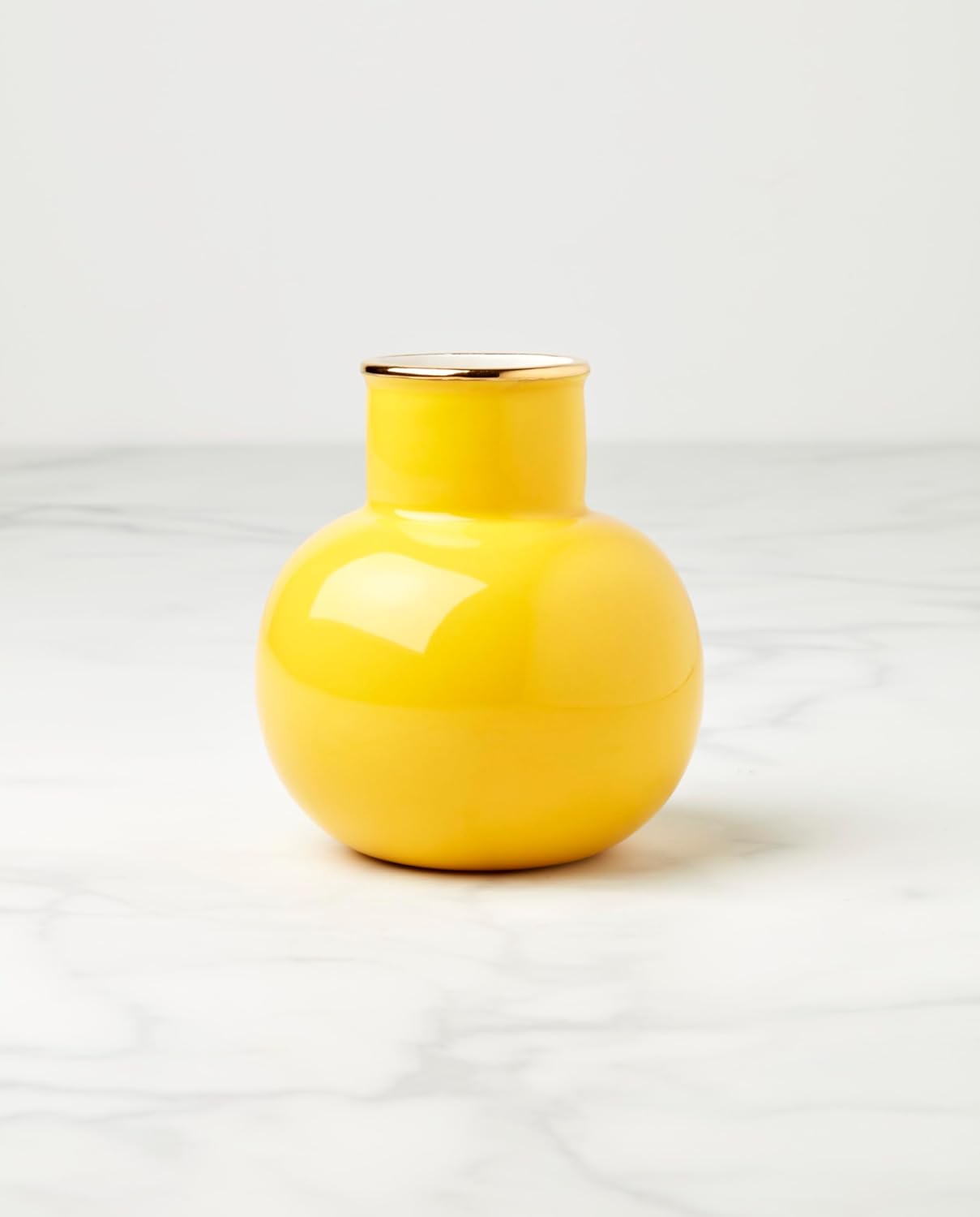 New York Yellow Make It Pop Small Vase, 0.68