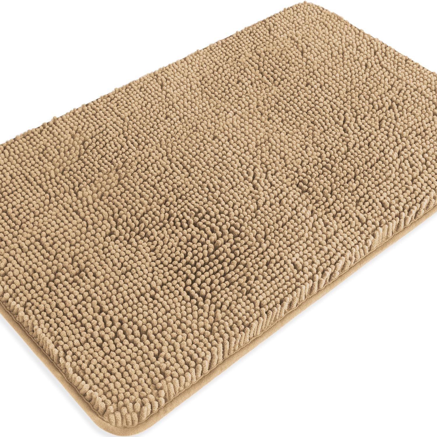 Bathroom Rugs 36 x 60 Inch – Extra Large Bath Mat | Absorbent and Washable Thick Chenille Bath Rugs Non-Slip Runner Rug for Bathroom, Shower, Tub(Gray)