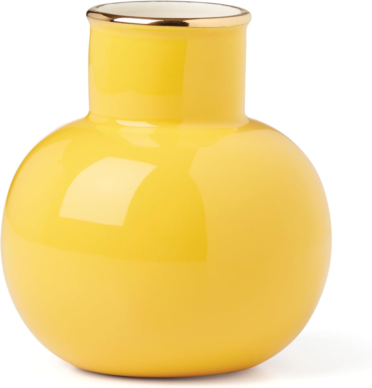 New York Yellow Make It Pop Small Vase, 0.68