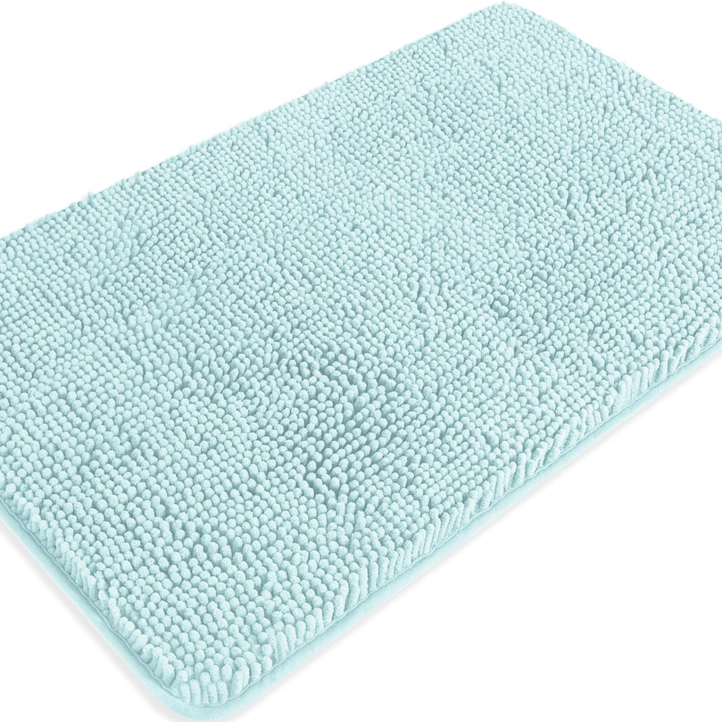 Bathroom Rugs 36 x 60 Inch – Extra Large Bath Mat | Absorbent and Washable Thick Chenille Bath Rugs Non-Slip Runner Rug for Bathroom, Shower, Tub(Gray)
