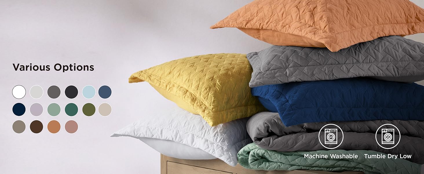 Quilts Queen Size - Grey Bedspreads Queen Size with Basket Weave Pattern, Soft Quilt Bedding Set, Lightweight Comforter Set Coverlet for All Seasons with 2 Pillow Shams (90" x 96") | Skin-Friendly Soft, All-Season Comfort, Breathable