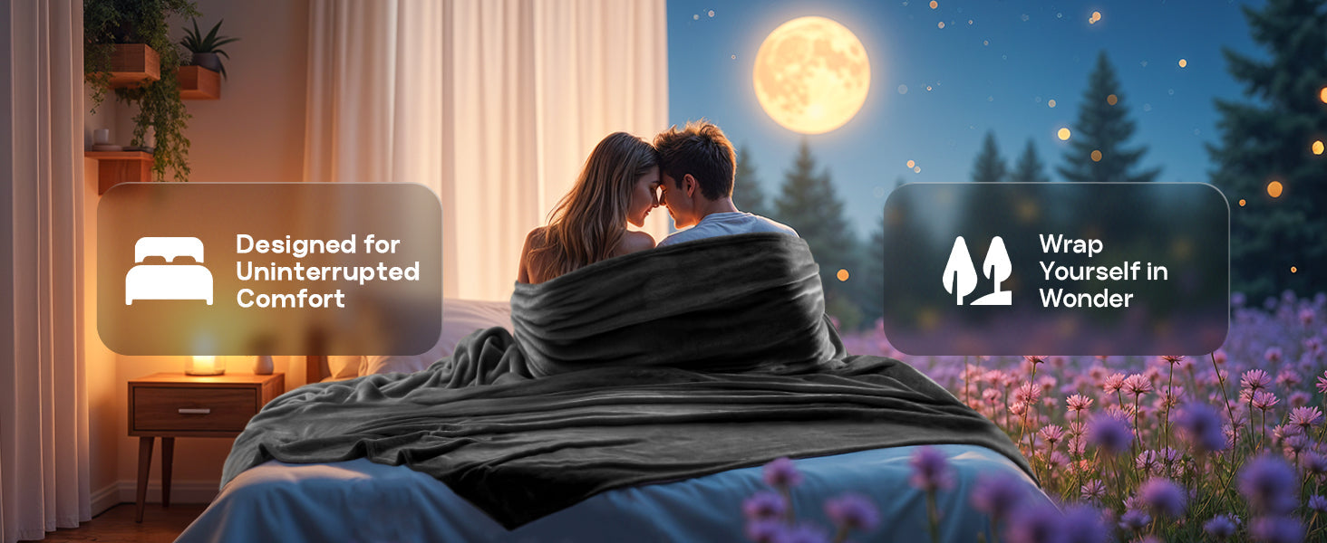 Bedding Fleece Blanket Queen Size Grey (90x90 Inches) Ultra Soft Warm Lightweight Microfiber Breathable Anti-Static Cozy Bed Blanket, All-Season Home Decor Gift for Men & Women